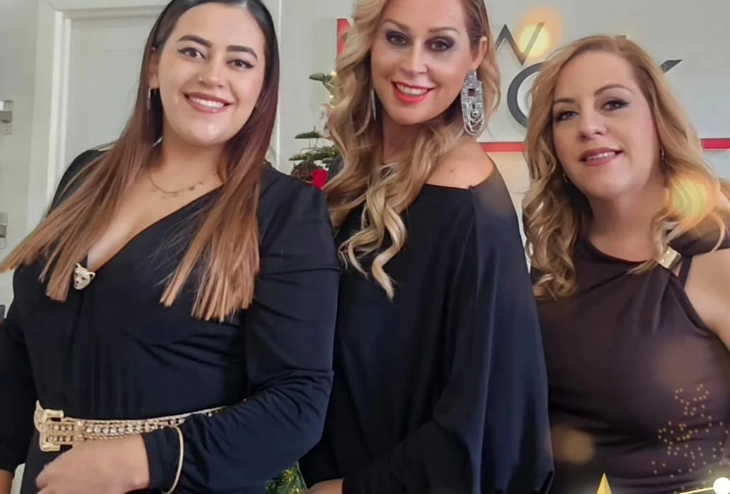 Francis, Eva y Vanesa, el equipo de New Look Elviria